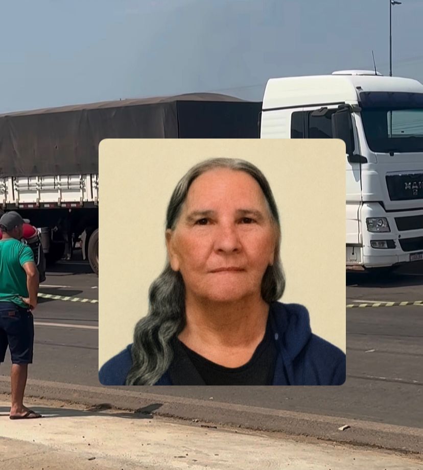 Mulher de 68 anos morre após ser atropelada por carreta na BR-364, em Jaru