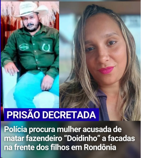 Justiça decreta prisão preventiva de mulher suspeita de matar marido a facadas em Rondônia
